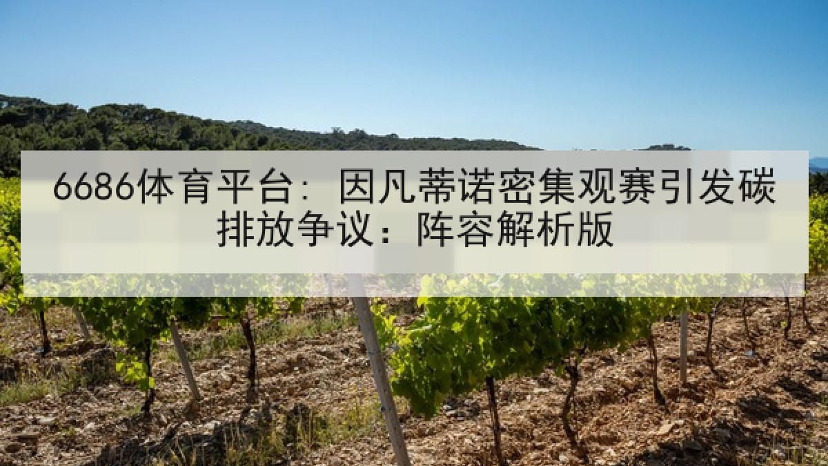 6686体育平台: 因凡蒂诺密集观赛引发碳排放争议：阵容解析版