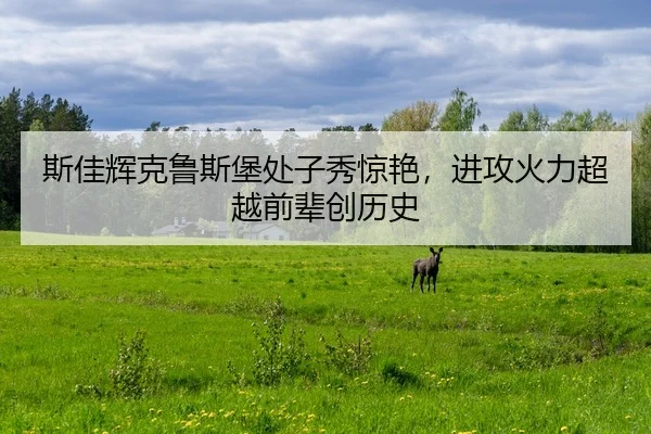 斯佳辉克鲁斯堡处子秀惊艳，进攻火力超越前辈创历史